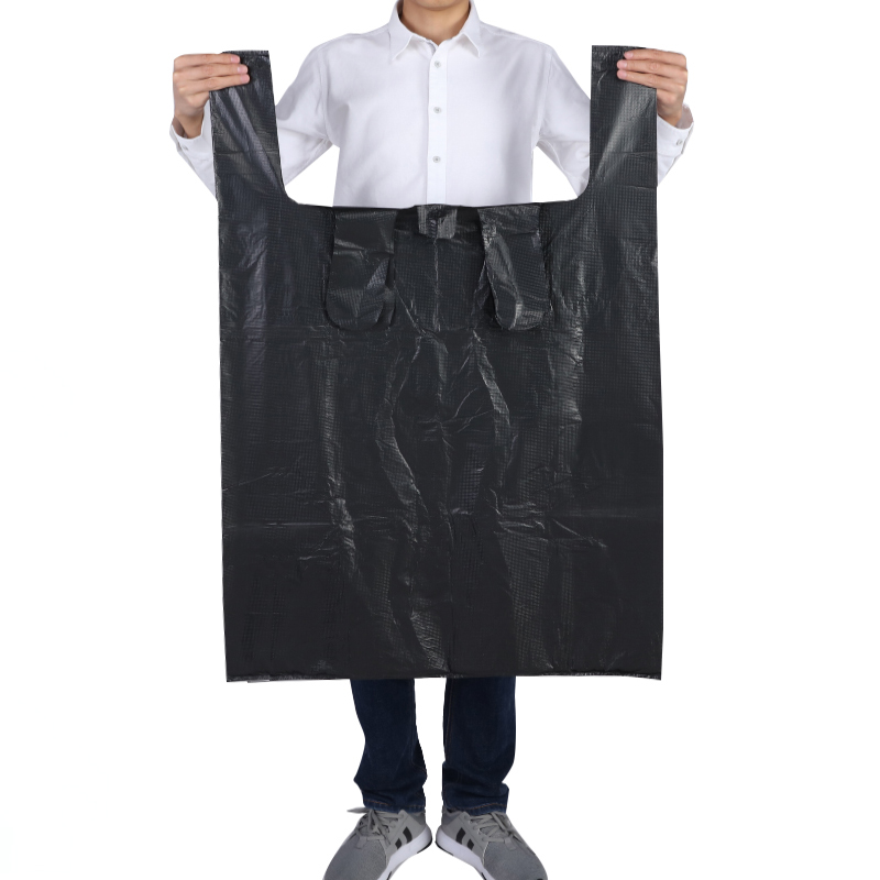 Black Big Vest Style Plastic Bags Carrier Poly Bags |  centenariocat.upeu.edu.pe