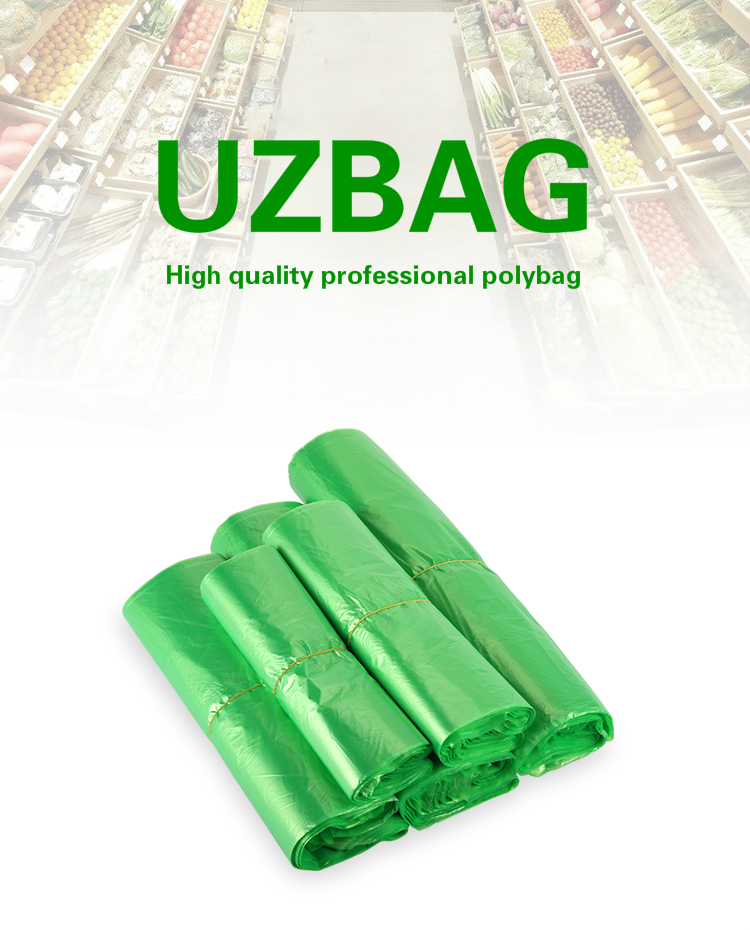 Red Big Vest Style Plastic Bags Carrier Poly Bags - UZBAG Store