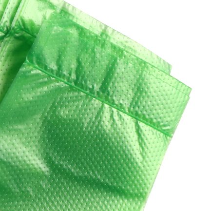 Green Plastic Shopping Vest Poly Bags