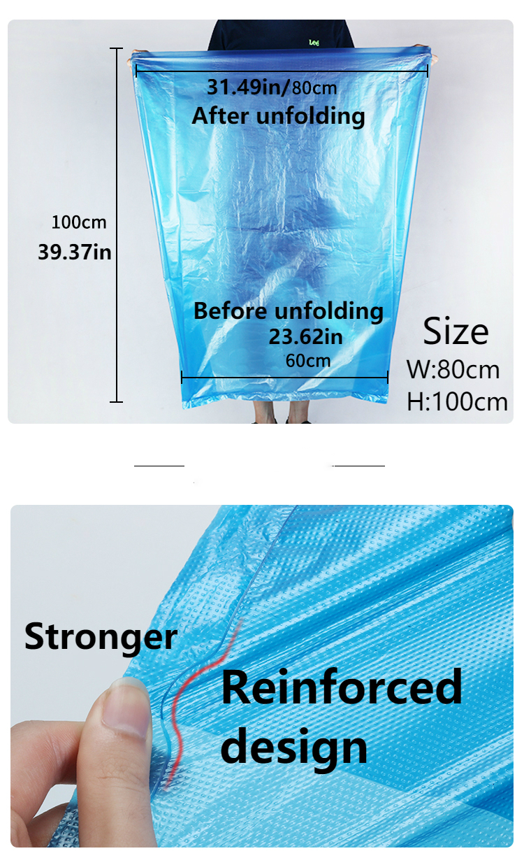 Trash Bags Small Drawstring Garbage Bags Strong for Kitchen Bath Bedroom  Car Trash Can Office Waste Bin Liners Unscented - UZBAG Store